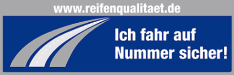 Siegel für Reifenqualität