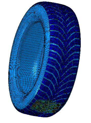 3D Reifen Simulation